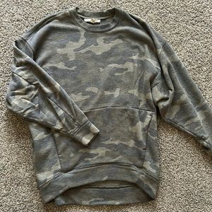 Camo Crew Sweatshirt